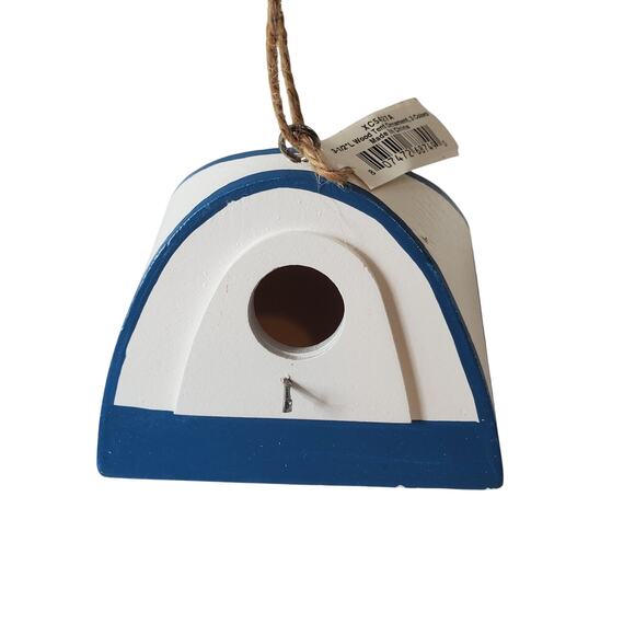 Midwest-CBK Set of 4 Tent Christmas Ornaments Blue & White Small Holiday Camping - Picture 3 of 10